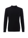 COMOBOCA 100% Cashmere Men's Mock Neck Knit Sweater