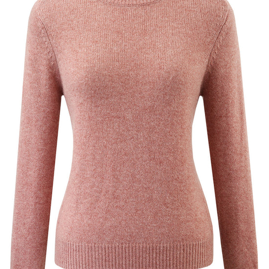 COMOBOCA 100% Cashmere Women's Mock Neck Knit Sweater
