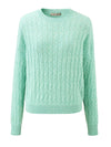 COMOBOCA 100% Cashmere Women's Cable Knit Sweater