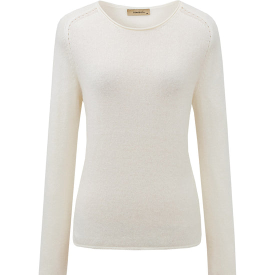 COMOBOCA 100% Cashmere Women's Loose Knit Sweater