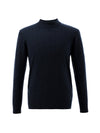 COMOBOCA 100% Cashmere Men's Mock Neck Knit Sweater