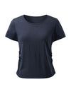 COMOBOCA Women's Round Neck Knit T-Shirt