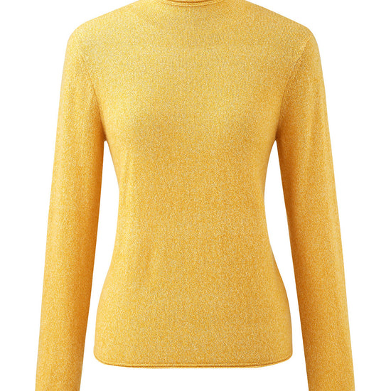 COMOBOCA 100% Cashmere Women's Round Neck Knit sweater