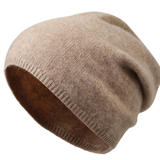 COMOBOCA 100% Cashmere Classic Slouchy Beanie