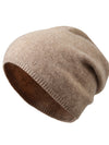 COMOBOCA 100% Cashmere Classic Slouchy Beanie
