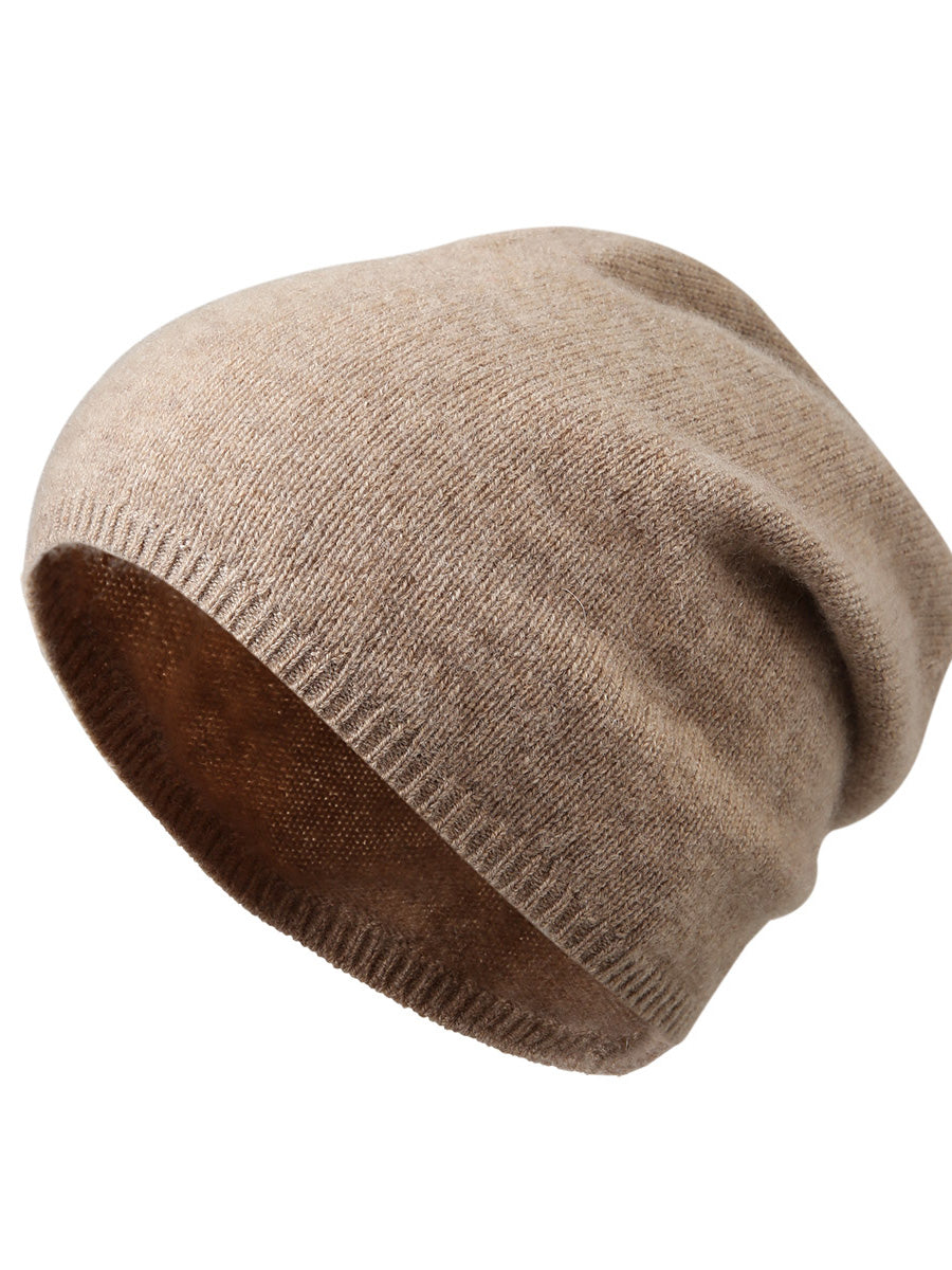 COMOBOCA 100% Cashmere Classic Slouchy Beanie