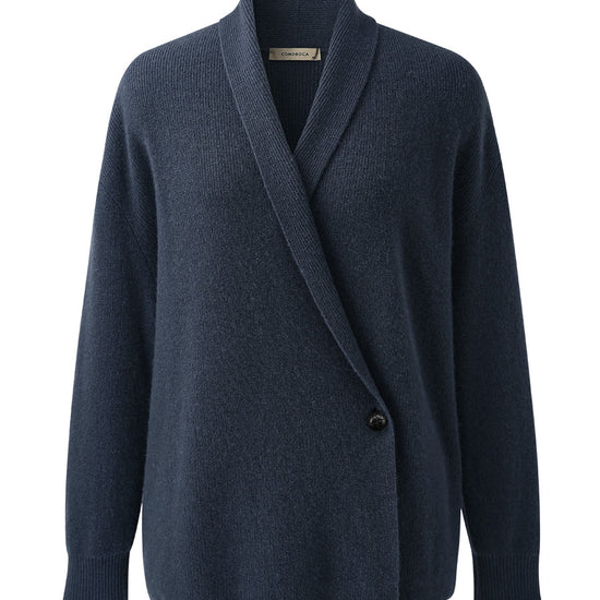 COMOBOCA 100% Cashmere Women's Shawl Collar Wrap Cardigan