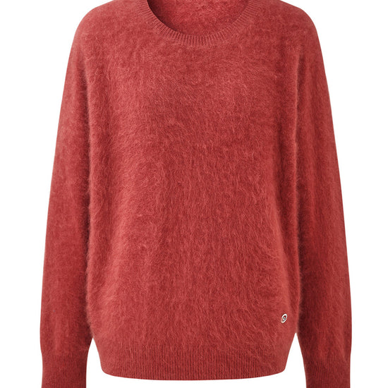 COMOBOCA Women's Wool Seamless Brushed Knit Sweater