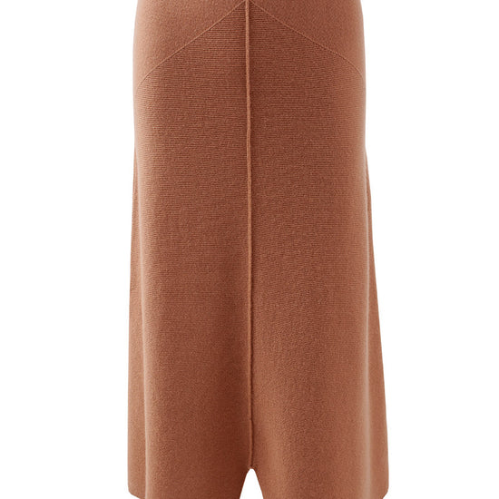 COMOBOCA 100% Cashmere Women's Split Knit Pencil Skirt