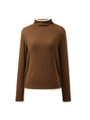COMOBOCA 100% Wool Women's Lightweight Turtleneck Sweater