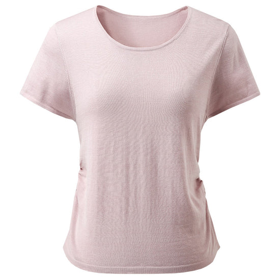 COMOBOCA Women's Round Neck Knit T-Shirt