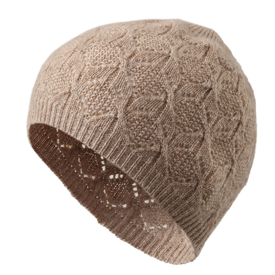 COMOBOCA 100% Cashmere Luxurious Knit Beanie