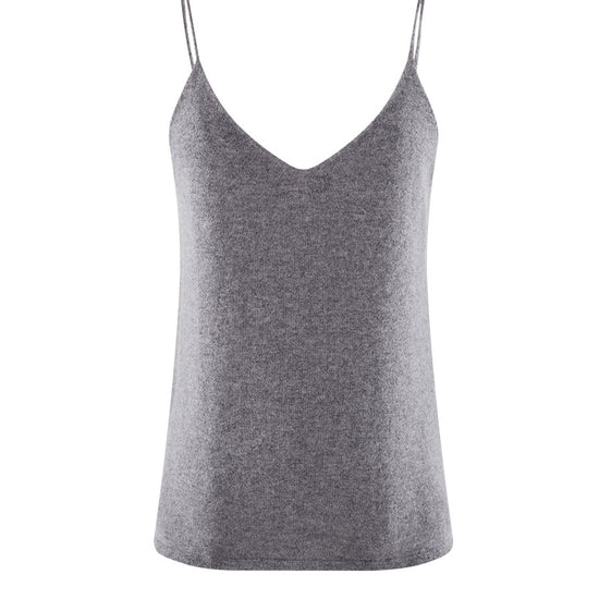 COMOBOCA 100% Cashmere Women's V-Neck Camisole