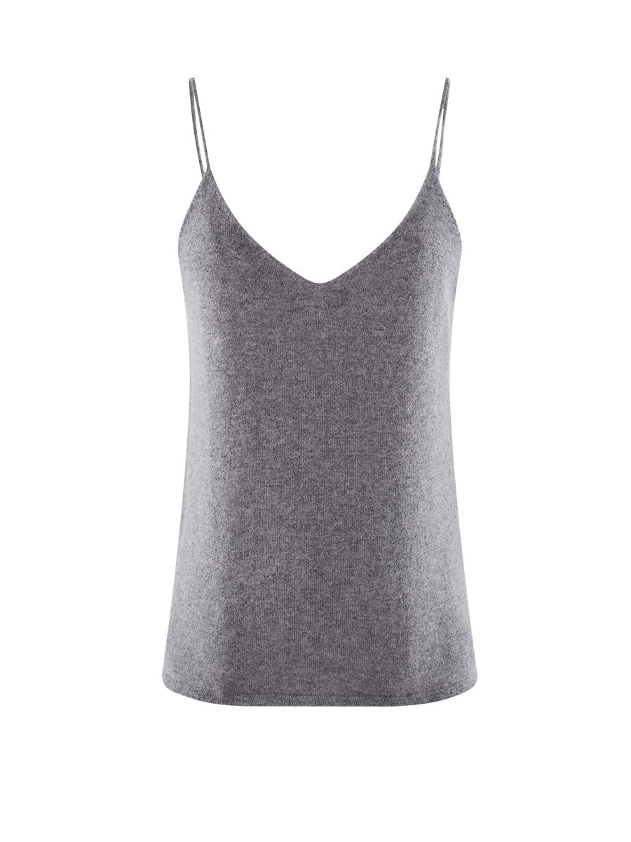 COMOBOCA 100% Cashmere Women's V-Neck Camisole