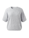 COMOBOCA Women's Wool Seamless Brushed Half Sleeve Knit Sweater