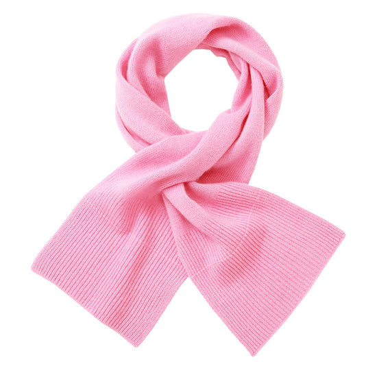COMOBOCA 100% Wool Elegant Ribbed Scarf