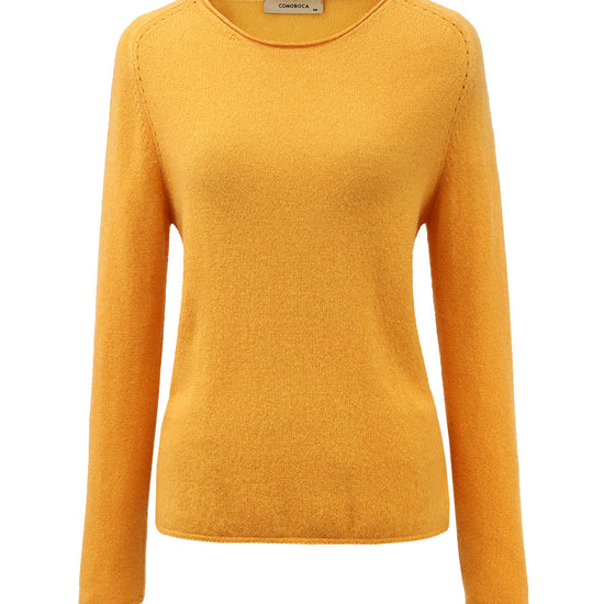COMOBOCA 100% Cashmere Women's Loose Knit Sweater