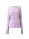 COMOBOCA 100% Cashmere Women's Diamond Pattern Pullover Sweater