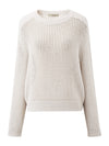 COMOBOCA 100% Wool Women's Ribbed Knit Sweater