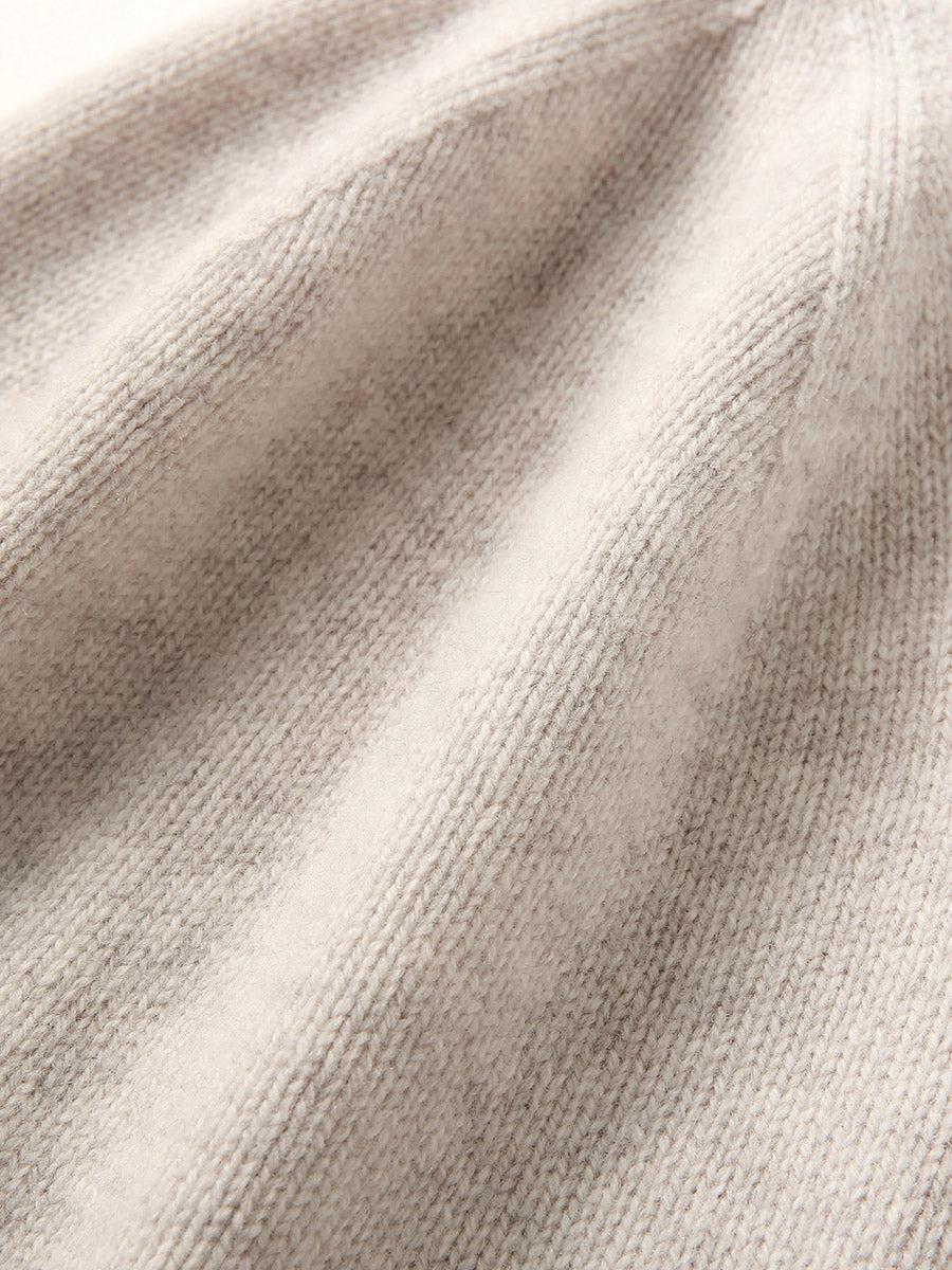 COMOBOCA 100% Wool Women's Double Layered Knit Beanie