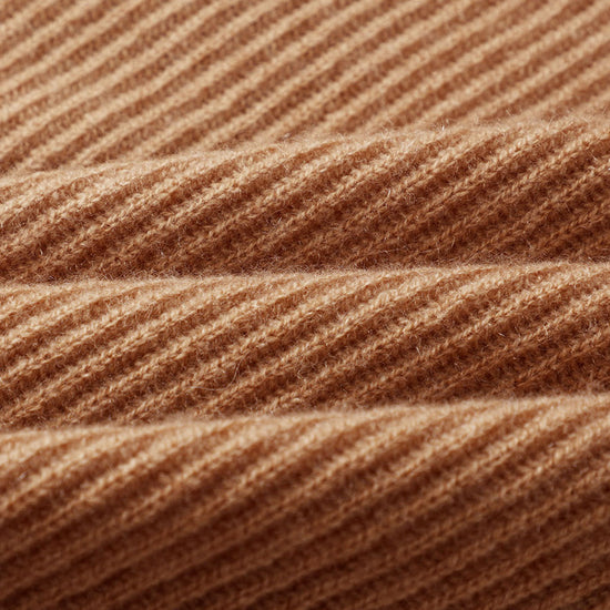 COMOBOCA 100% Cashmere Women's V-Neck Color Block Faux Sweater