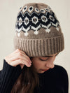 COMOBOCA 100% Cashmere Soft Knit Ribbed Beanie