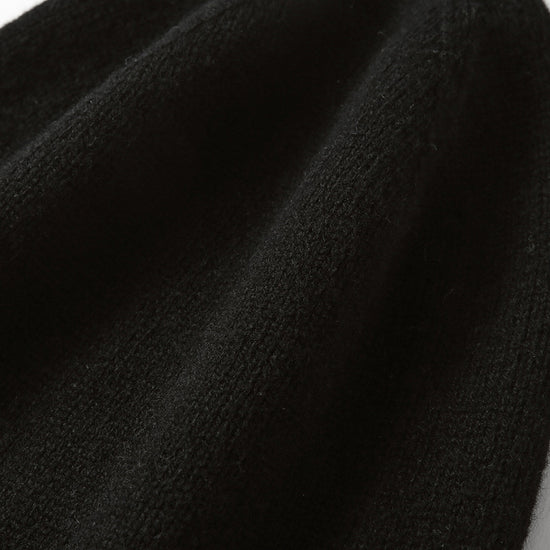 COMOBOCA 100% Wool Women's Double Layered Knit Beanie