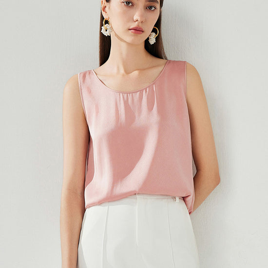 COMOBOCA Women's Silky Sleeveless Smooth Fit Tank Top