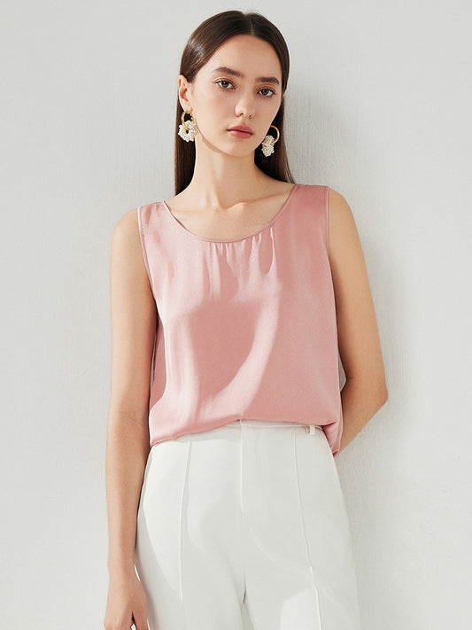 COMOBOCA Women's Silky Sleeveless Smooth Fit Tank Top