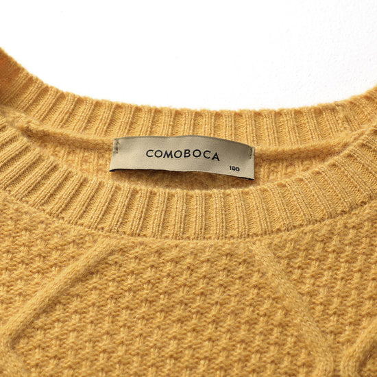 COMOBOCA 100% Cashmere Women's Sweater with Gold&Silver Threads