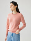 COMOBOCA 100% Cashmere Women's Round Neck Sweater