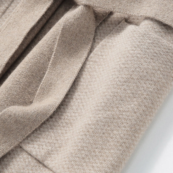 COMOBOCA 100% Cashmere Women's Long Coat