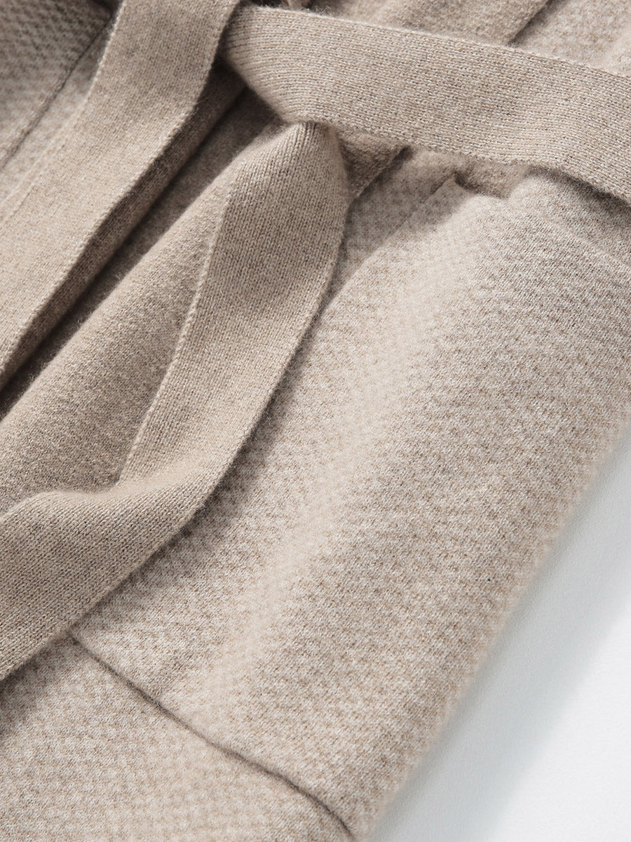 COMOBOCA 100% Cashmere Women's Long Coat