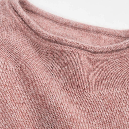 COMOBOCA 100% Cashmere Women's Round Neck Knit sweater