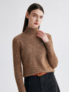 COMOBOCA 100% Cashmere Women's Turtleneck Knit Sweater
