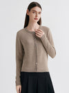 COMOBOCA 100% Cashmere Women's Round Neck Sweater