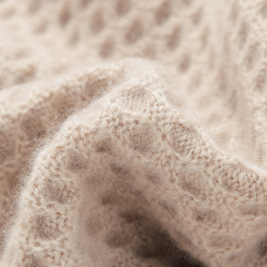 COMOBOCA 100% Cashmere Women's Knit Cardigan Coat