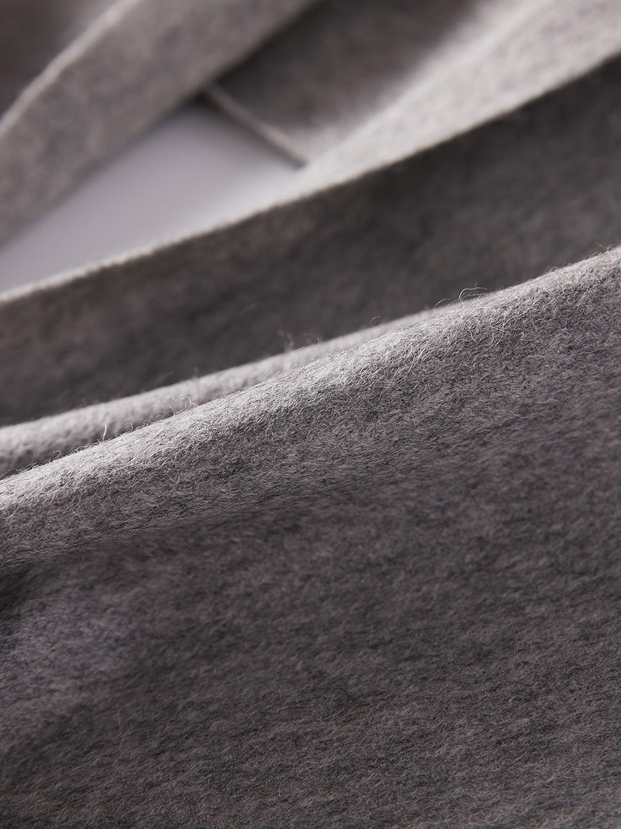 COMOBOCA 100% Wool Fringe Versatile Scarf