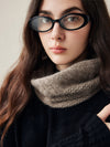 COMOBOCA 100% Cashmere Cozy Knit Cowl Neck Warmer