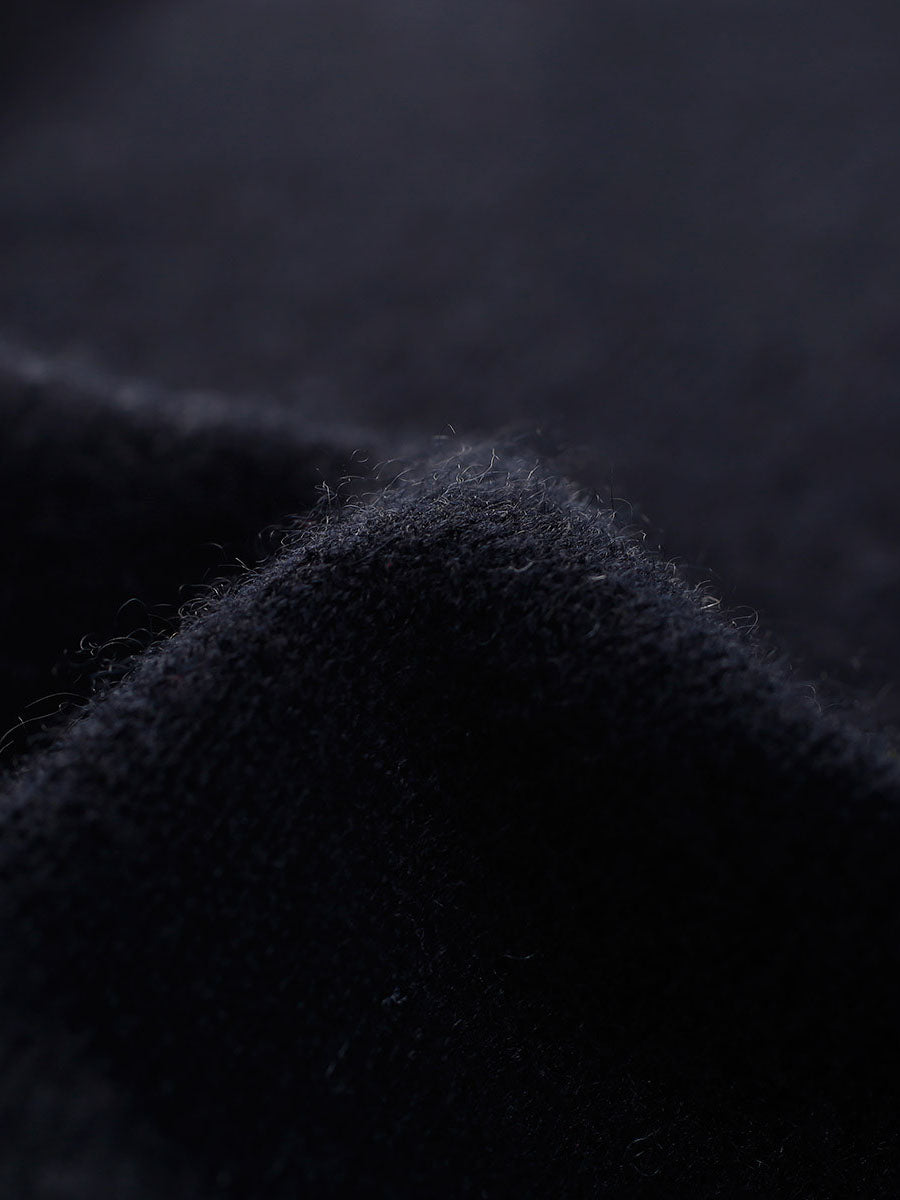 COMOBOCA 100% Cashmere Women's Knit Sweater with Colorful Cuffs