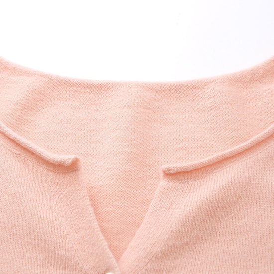 COMOBOCA 100% Wool Women's V-Neck Button Up Cardigan