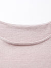 COMOBOCA Women's Round Neck Knit T-Shirt