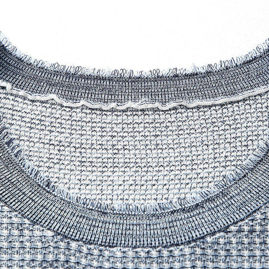 COMOBOCA Women's Frayed Edge Textured Tank Top