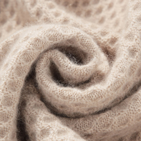 COMOBOCA 100% Cashmere Women's Knit Cardigan Coat