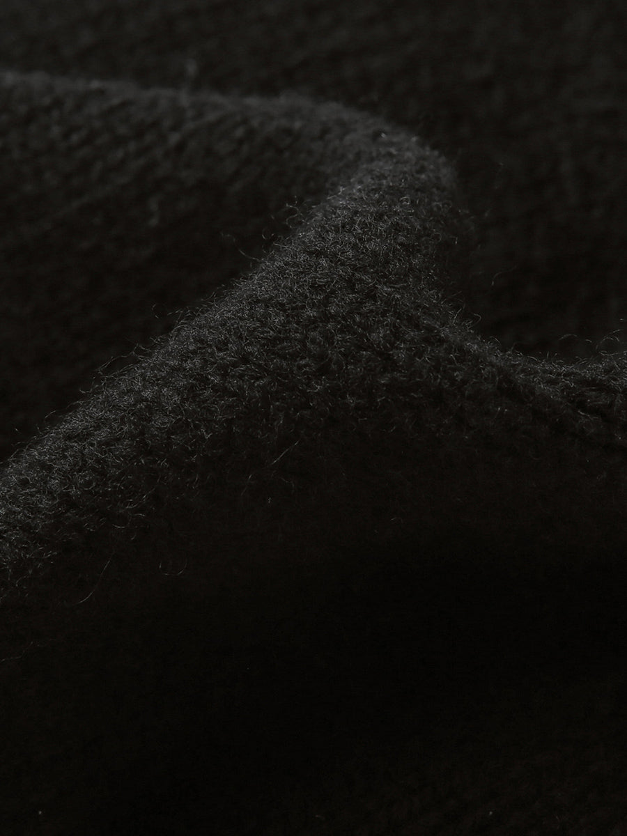 COMOBOCA 100% Wool Women's Double Layered Knit Beanie