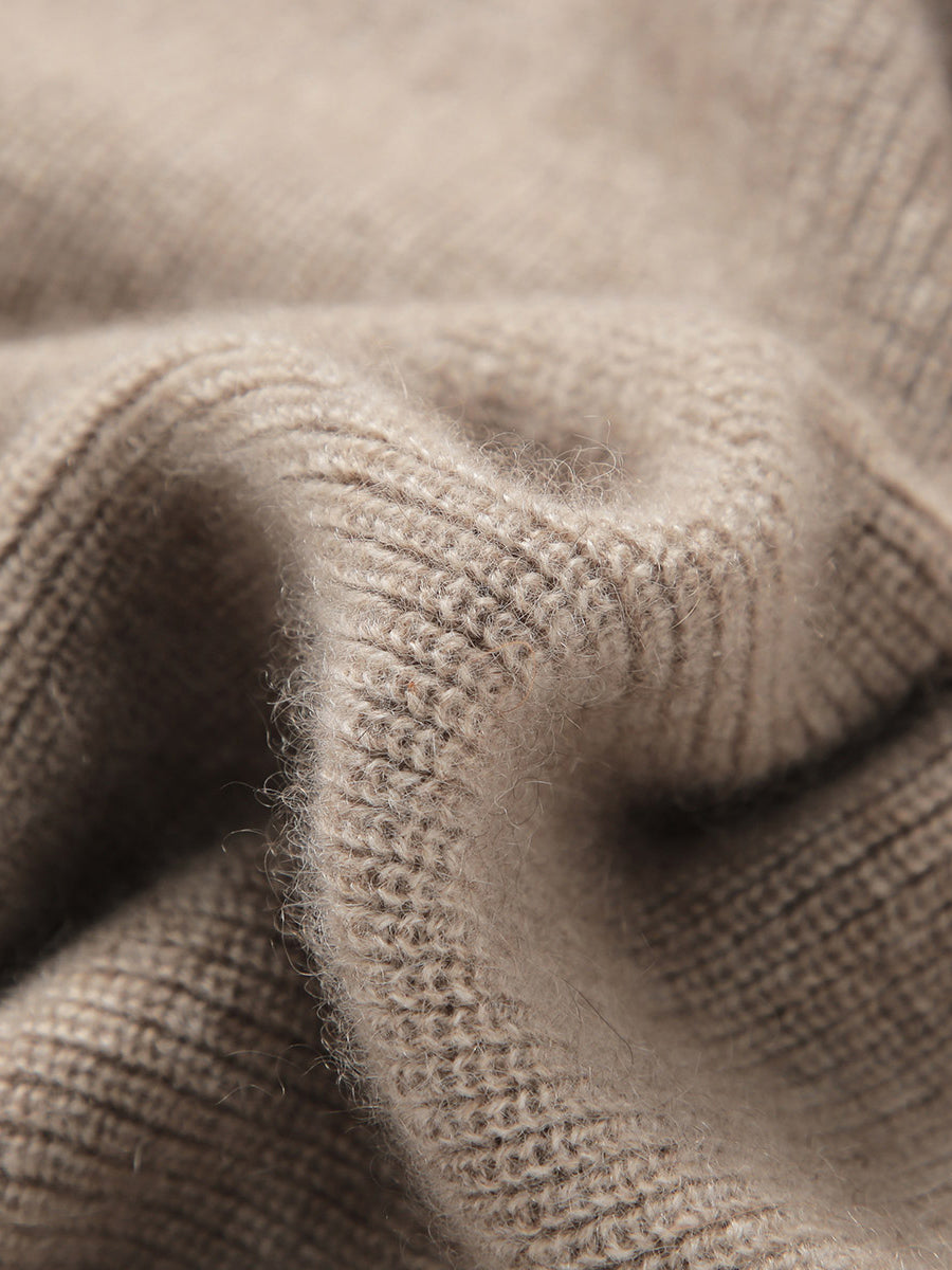 COMOBOCA 100% Cashmere Women's Cardigan Long Knit Coat