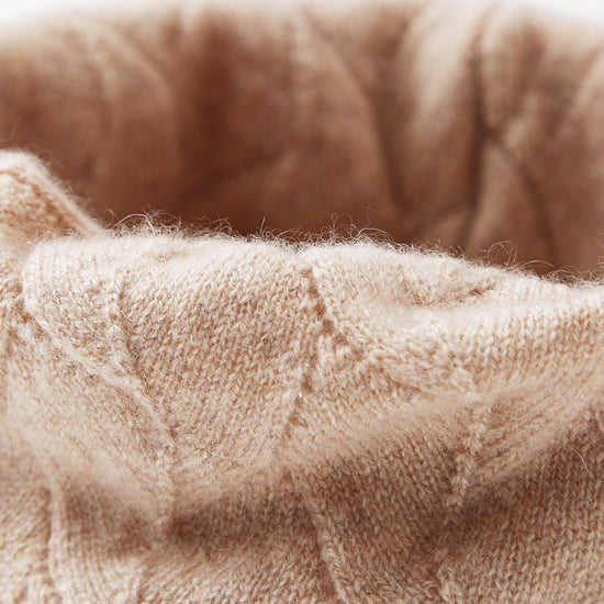 COMOBOCA 100% Cashmere Women's Knit Neck Warmer