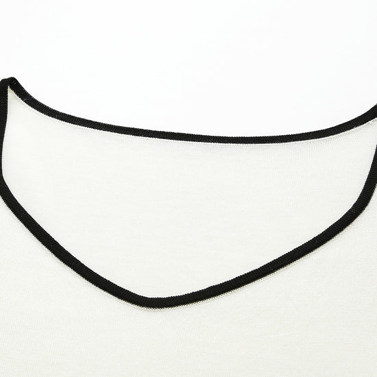 COMOBOCA Women's V-Neck Contrast Trim Tank Top