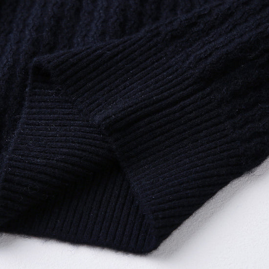 COMOBOCA 100% Cashmere Women's Mock Neck Knit Sweater