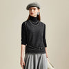 COMOBOCA 100% Cashmere Knit Vest with Contrast Trim